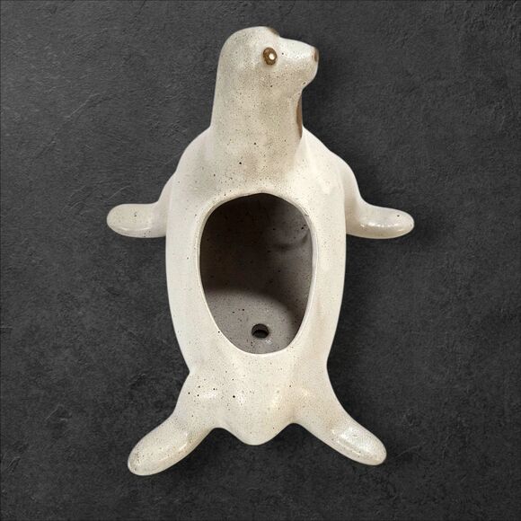 David Stewart Lions Valley Pottery Walrus Planter MCM Studio Ceramic Vintage - Picture 4 of 8